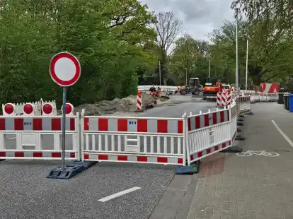 Ist gesperrt: die Wolthuser Stra&szlig;e.