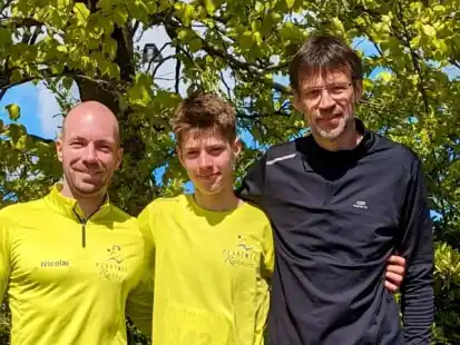 Stark (von links): Nicolai Schäfer, Daniel und Carsten Friedrich vom SV Nordenham