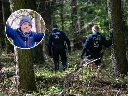 Der sechs Jahre alte Adrian Arnold wird seit Montagabend vermisst.