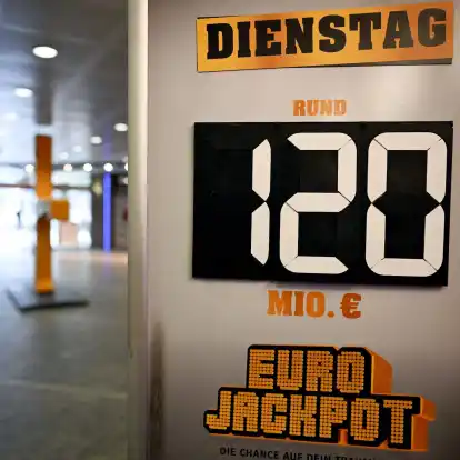 Der Eurojackpot in Höhe von 120 Millionen Euro ist geknackt worden.