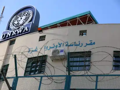 Das Hauptquartier der United Nations Relief and Works Agency (UNRWA) im Gazastreifen.
