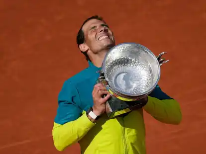 Rafael Nadal ist mit 14 Titeln Rekordchampion der French Open.