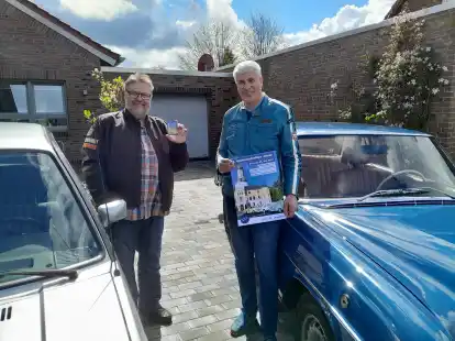 Organisieren das 9. Oldtimertreffen in Jever: J&ouml;rg Kurland (links) und Knut Kreye.