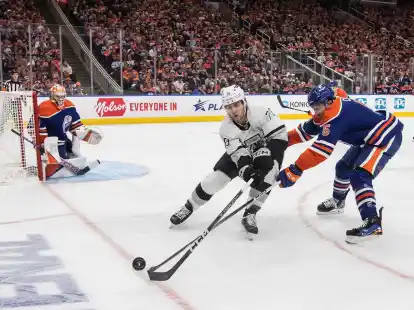 Die Edmonton Oilers unterlagen den Los Angeles Kings mit 4:5 nach Verl&auml;ngerung.