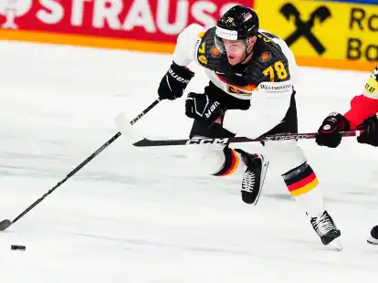 Nico Sturm spielt in de NHL f&uuml;r die San Jose Sharks.