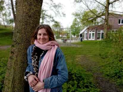 Studentin Alina Zoch von der Leibniz Universität in Hannover beschäftigt sich in ihrer Masterarbeit mit der Entwicklung eines Kurparks rund ums Gästehaus in Hooksiel.