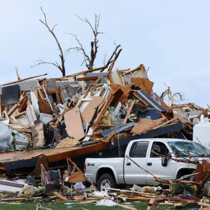 In dem US-Bundesstaat Nebraska haben gleich mehrere Tornados schwere Schäden angerichtet.