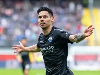 Raphael Obermair brachte den SC&nbsp;Paderborn auf die Siegerstra&szlig;e.