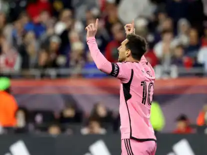 Lionel Messi f&uuml;hrte Inter Miami zum Sieg.