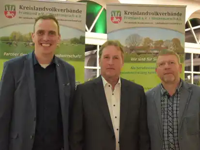 Jeweils einstimmig wiedergewählt (von links): Hendrik Lübben, Dr. Karsten Padeken und Rainer Mönnich