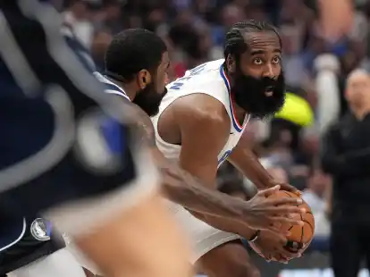 Die Los Angeles Clippers um Star James Harden besiegten die Dallas Mavericks mit 116:111.