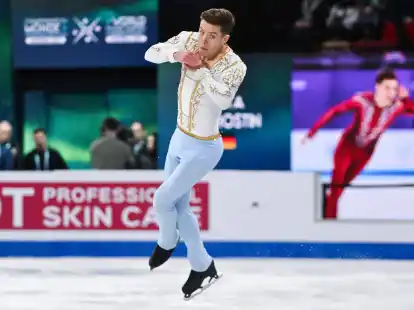 Ist bei der Eiskunstlauf-WM in Montreal ausgeschieden: Nikita Starostin.
