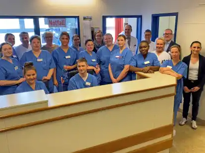 Zwei Wochen lag die Verantwortung des Stationsalltags in den H&auml;nden der angehenden Pflegefachkr&auml;fte im Klinikum  Wilhelmshaven.