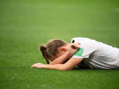 Knieverletzungen sind im Frauenfu&szlig;ball keine Seltenheit. Auch Deutschlands Giulia Gwinn riss sich in ihrer Karriere bereits zweimal das Kreuzband.