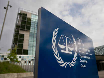 Außenansicht des Internationalen Strafgerichtshofs (ICC) in Den Haag.
