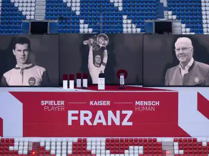 Fu&szlig;ball-Legende Franz Beckenbauer war am 7. Januar gestorben.