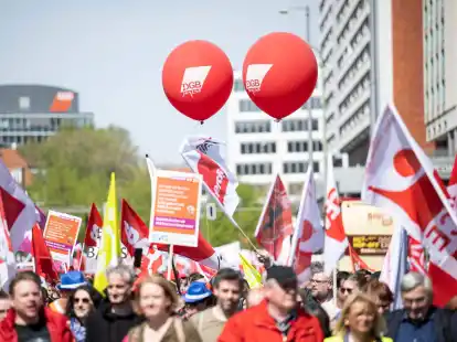 2023: Am Tag der Arbeit findet eine Demonstration des Deutschen Gewerkschaftsbundes (DGB) unter dem Motto «Ungebrochen solidarisch» statt.