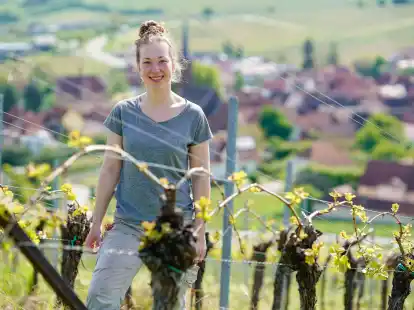 Immer mehr Frauen in Deutschland entscheiden sich Winzerin zu werden, so auch Hanna Nunkesser.
