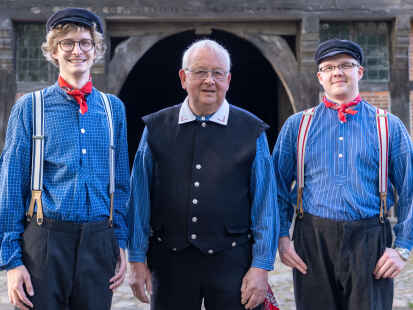 Der neue Vorstand des Vereins für Heimatpflege Bad Zwischenahn (von links): Arne Brünée, Dieter Hauken und Henrik Bischoff