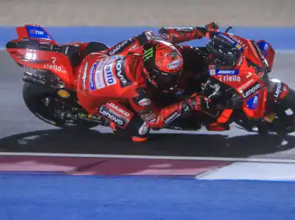 Gewann den Saisonauftakt in Katar: Weltmeister Francesco Bagnaia.