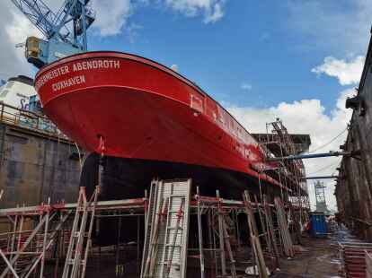 Nach einer einjährigen Sanierung kehrt das 115 Jahre alte Feuerschiff 