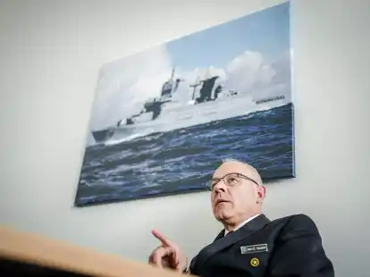 Vizeadmiral Jan Christian Kaack: «Ich bin mir da mit dem Minister einig, denn wir müssen jetzt in die Flotte der Zukunft investieren.»