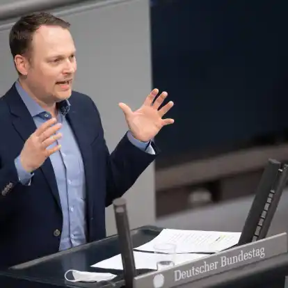 Grünenpolitiker Kai Gehring im Bundestag.