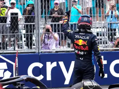 Max Verstappen sicherte sich f&uuml;r den Grand Prix von Miami die Pole Position.