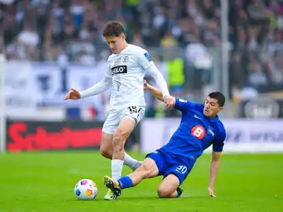 Die SV&nbsp;Elversberg und Hertha BSC lieferten sich eine torreiche und umk&auml;mpfte Partie.