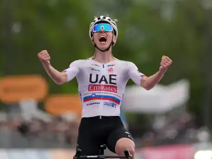 Giro d'Italia: Tadej Pogacar hat die zweite Etappe gewonnen.