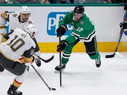 Die Vegas Golden Knights sind bereits in der ersten Runde der NHL-Playoffs gescheitert.