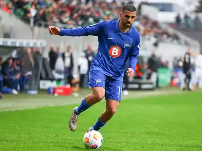 Hertha-Profi Aymen Barkok wurde in einem Berliner Lokal verletzt.