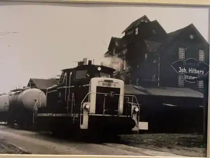Der Hof Hilbers mit seiner Brennerei und Hefefabrik hatte einen eigenen Bahnanschluss.