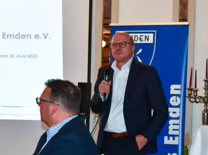 Der Herr der Zahlen bei Kickers Emden: Steuerberater und Vorsitzender Hendrik Poppinga.