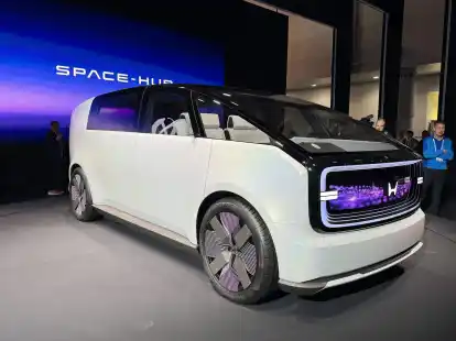 Bisher noch eine Studie: Die Produktion des Vans Space-Hub von Honda soll 2026 starten.