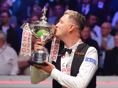 Eroberte in Sheffield den Snooker-Thron: Kyren Wilson.