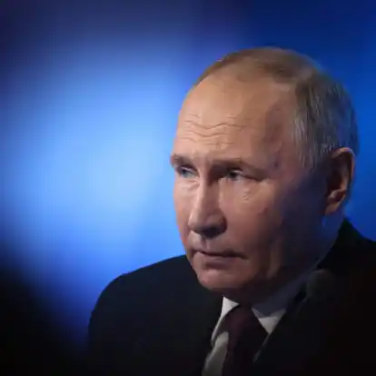 Wird im August 25 Jahre an der Macht sein: der russische Staatschef Wladimir Putin.