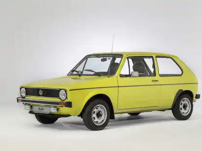 Der Urmeter: Mit dem Golf I bricht VW in breiter Masse in die Moderne auf - bis heute eine Bank im Programm.