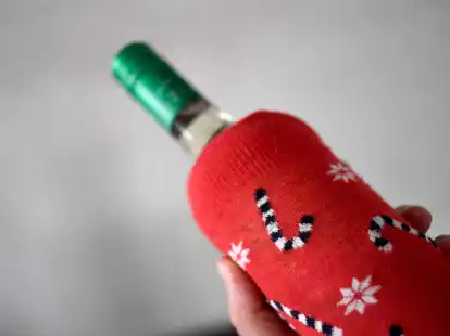 Wenn das Etikett durch eine Socke verdeckt ist, verkostet man ganz unvoreingenommen.