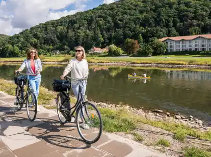 Der Weser-Radweg f&uuml;hrt das Ranking der meistbefahrenen Radfernwege auch f&uuml;r 2023 an.