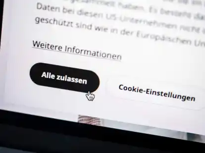 Alle zulassen? Lieber nicht, denn damit erlaubt man sehr wahrscheinlich auch die Nutzung nicht notwendiger Werbe-Cookies.