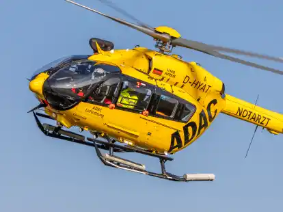Der Rettungshubschrauber „Christoph 26“ musste am Donnerstag einen 10 Jahre alten Jungen von Wangerooge ins Krankenhaus fliegen