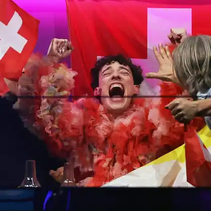Nemo durfte jubeln: Die Schweiz hat zum ersten Mal seit 1988 gewonnen.