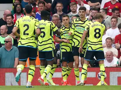 Der FC&nbsp;Arsenal feiert im Meisterschaftsrennen einen wichtigen Ausw&auml;rtssieg im Old Trafford.