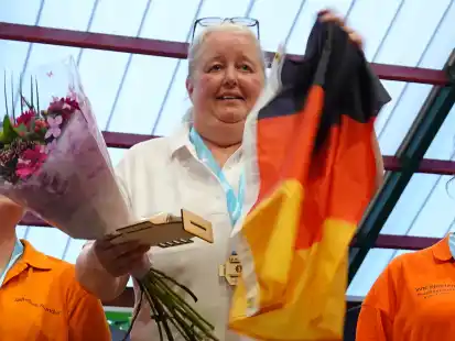 Carmen Harms hat im Elsass ihren zweiten WM-Titel geholt.