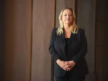 Die k&uuml;nstlerische Leiterin und Gesch&auml;ftsf&uuml;hrerin der Bayreuther Festspiele, Katharina Wagner im Festspielhaus. (Archivbild)