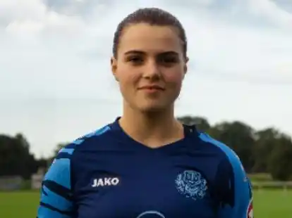 Clara Behrens schoss den TSV Ganderkesee mit ihrem Tor zum 1:0 gegen Polizei SV Oldenburg  zum Klassenerhalt in der Fußball-Bezirksliga.