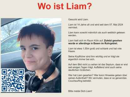 Der 14-jährige Liam aus Großheide ist seit dem 7. Mai verschwunden. Er war zu Freunden in Köln gefahren und ist bislang nicht wieder nach Hause zurückgekehrt. Mit Hilfe der TikTok-Community haben seine Eltern eine Homepage eingerichtet, auf der sie um Hinweise bitten.