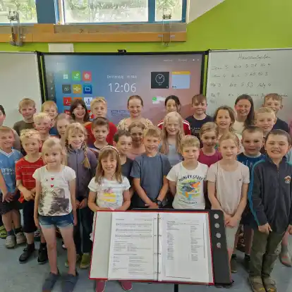 Proben seit März für den großen Tag: Die Schüler der Katholischen Grundschule werden mit hunderten weiteren Kindern aus dem Gemeindegebiet gemeinsam singen.