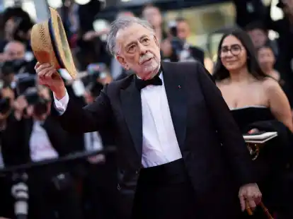 Francis Ford Coppola stellt seinen Film «Megalopolis» in Cannes vor.